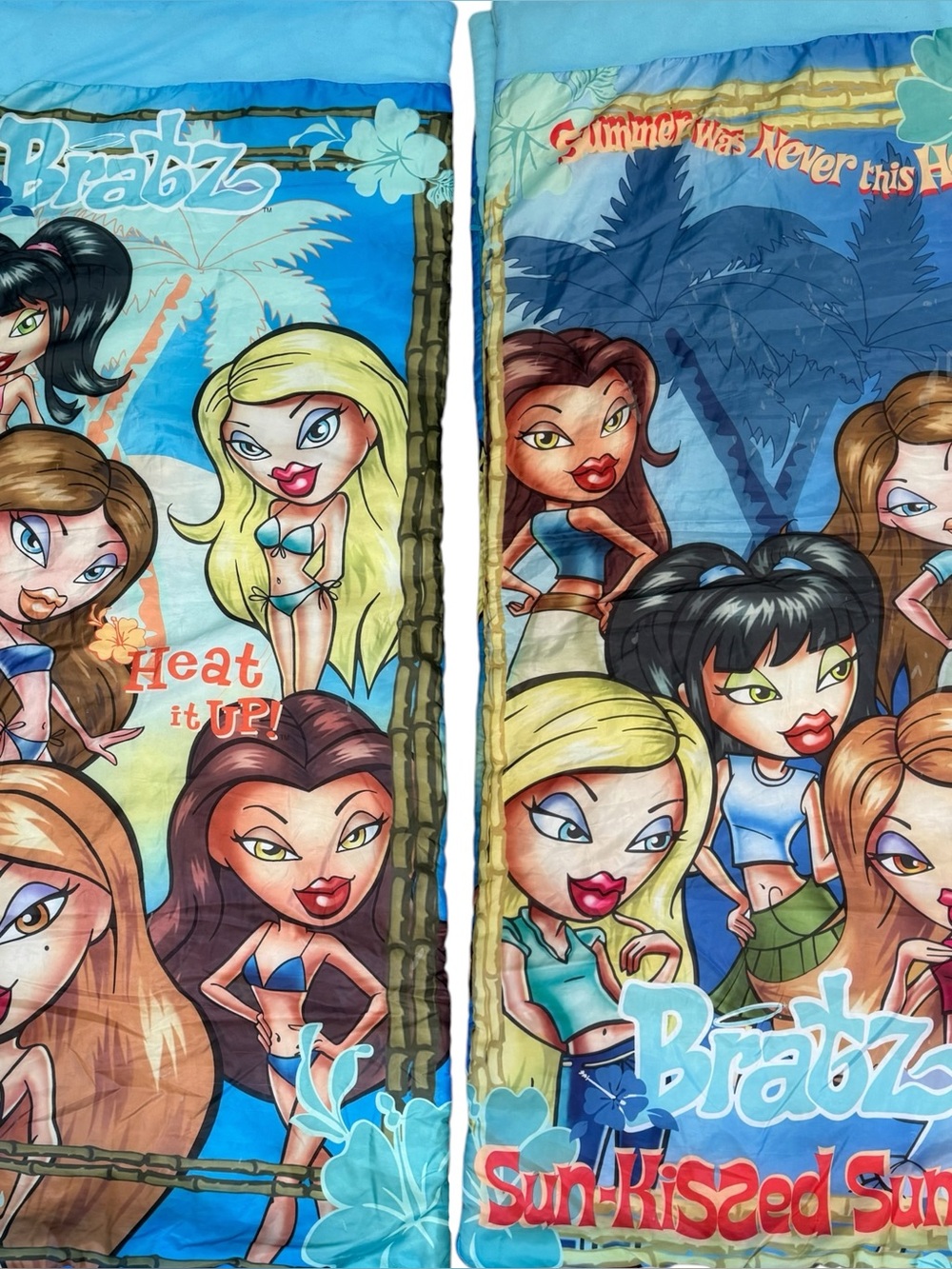 Vintage 2004 Bratz MGA Sleeping Bag Girls Blanket Nostalgic Y2K Bedding